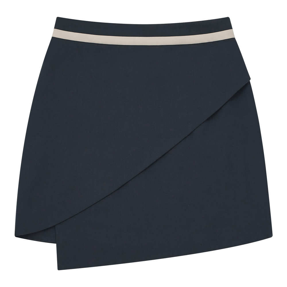 mini skirt charcoal color image-S20L2
