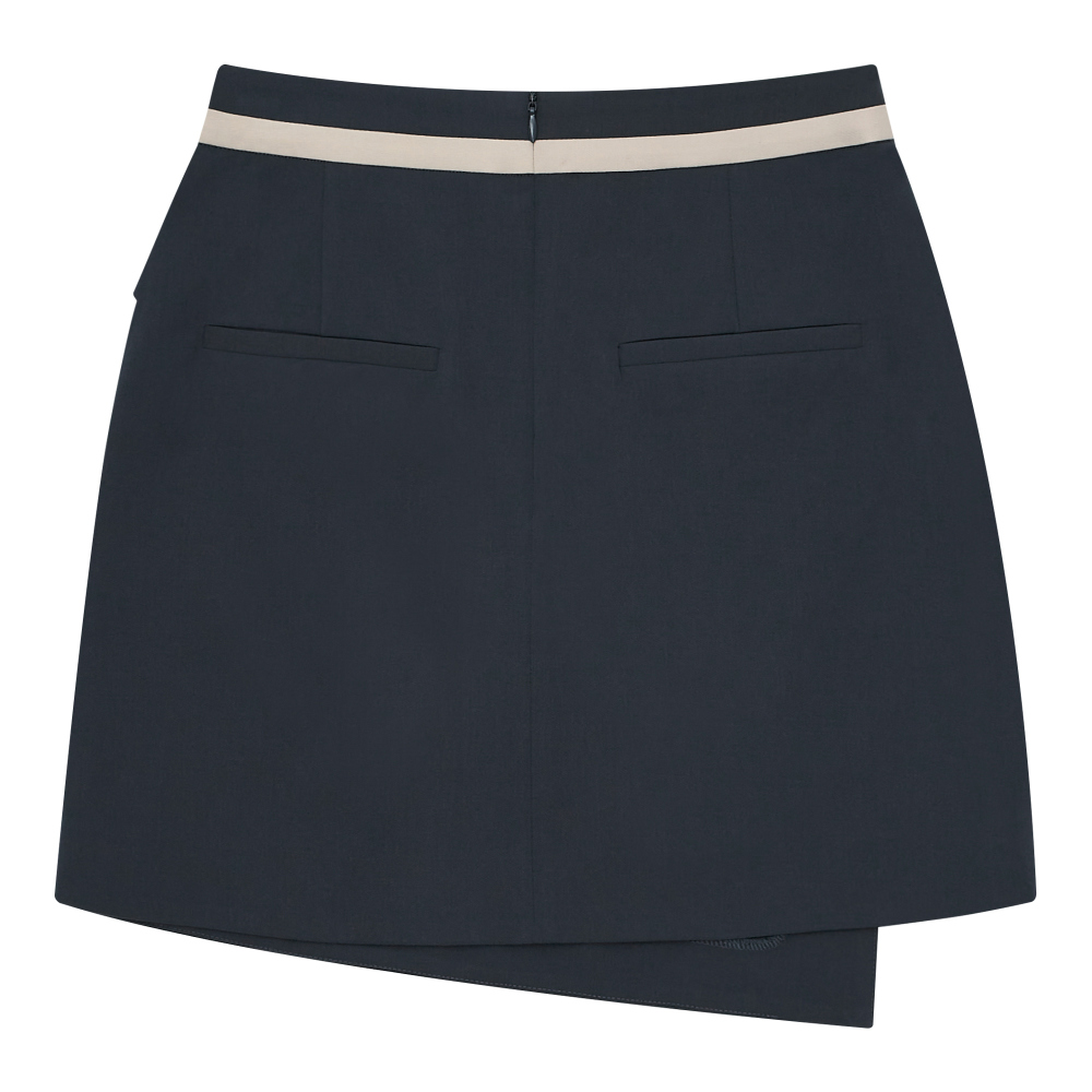 mini skirt charcoal color image-S20L1