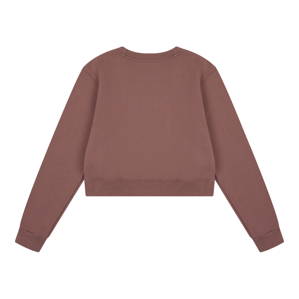 long sleeved tee cocoa color image-S41L2